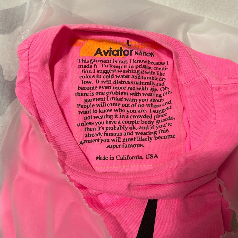 NWT Aviator Nation Bolt Boyfriend Tee - Picture 5 of 5